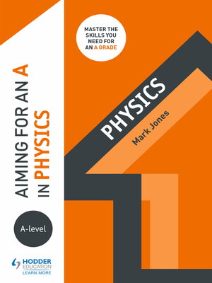 cover image of Aiming for an a in A-level Physics